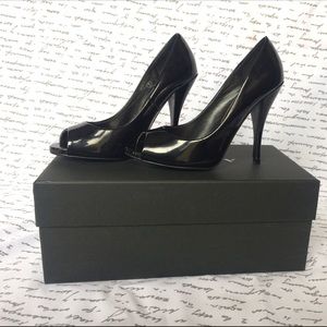 Black Patent Leather Heels